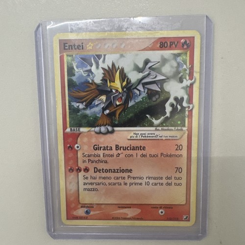 Pokemon cards entei - entei, gold