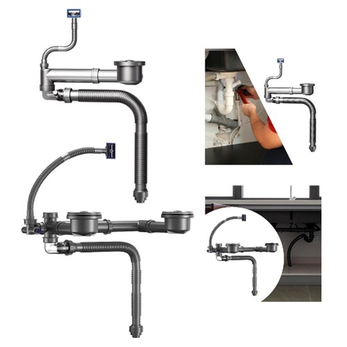 Bathroom sink drain set - bathroom,