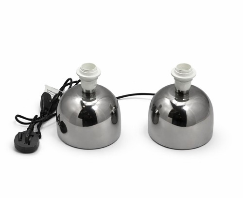 Pair chrome touch - touch, lamps