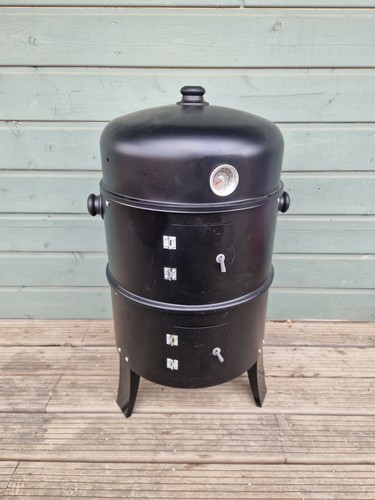 Vertical charcoal bbq smoker - vertical,