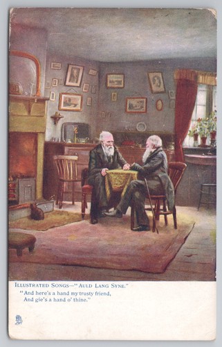 Postcard antique music - postcard,