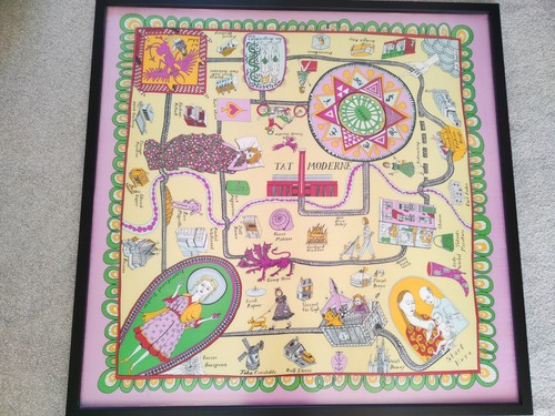 Grayson perry art map silk - map,