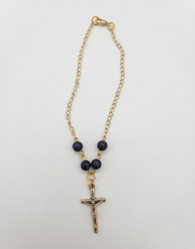 Gold tone metal - metal,, beaded