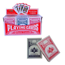 QUALITY PROFESSIONAL PLASTIC COATED PLAYING CARDS FAMILY CARD GAMES POKER MAGIC