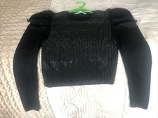 Zara Black Fine Knit