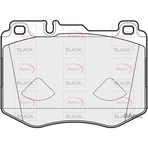 Brake pads set for - brake, mercedes