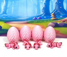 4pcs 3D Printed Mini Axolotl