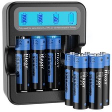 Hixon 1.5V AA Lithium Rechargeable Batteries 3500mWh AA Batteries for Blink Lot