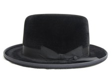 Antique Jewish Hasidic Hat | Krausz Hatters | 100% Rabbit Fur | Size 55 Long