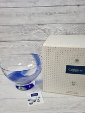 Caithness Glass Blue Swirl