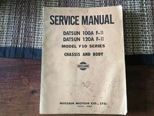 NISSAN WORKSHOP SERVICE MANUAL