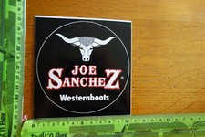 Vintage Sticker Fashion Clothing Sports Shoes JOE SANCHEZ Western Boots
