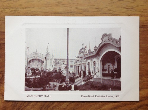 Vintage postcard machinery - postcard,