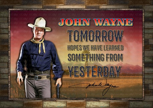 John wayne signed original - wayne ,