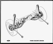 Ford Escort Mk4 & Orion Mk2 Rear Axle & Suspension c1986 UK Press Photograph