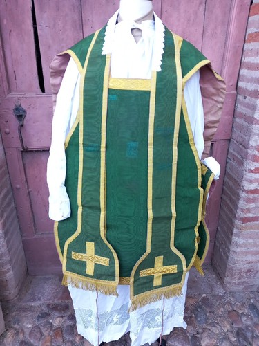 Green priest ornament - priest,
