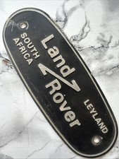 South Africa Leyland Land Rover Badge - Series 1 & 2 Original Vintage Badge