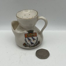 Vintage Grafton Crested China-Model Shaving Mug-CANTERBURY-Collectible Ornament