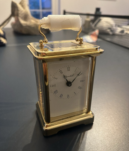 Churchill brass glass - &,