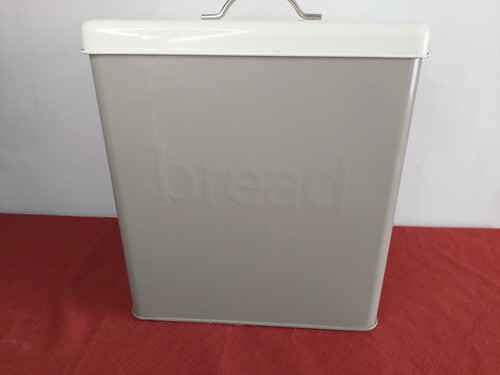 Bread bin large enamel - large,