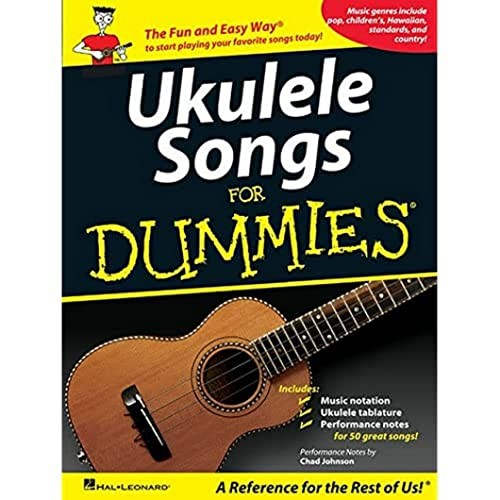 Ukulele songs for dummies - for, book