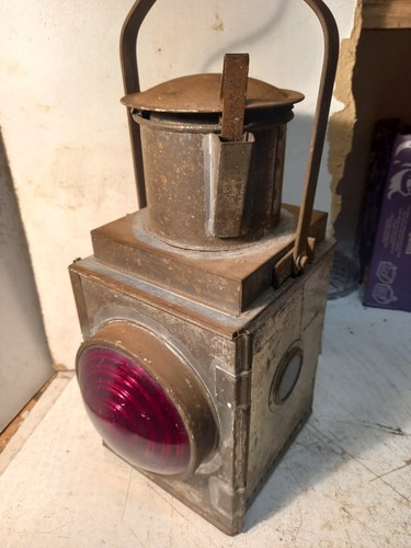 Vintage railway lantern - vintage,