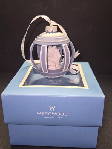 Wedgwood blue white nativity - blue,