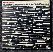 MUSIC FOR SYNCLAVIER AND OTHER DIGITAL SYSTEMS 1978 LP by JON APPLETON w BOOKLET
