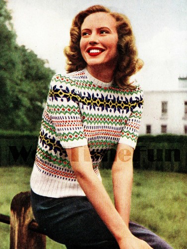Knitting pattern vintage - pattern,