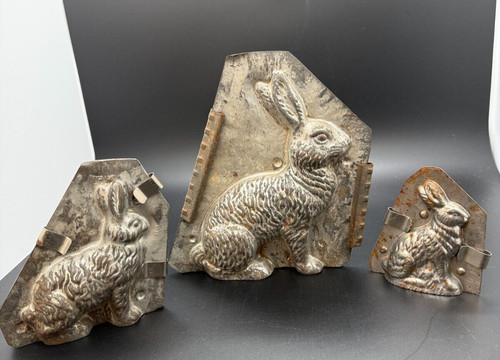 Set antique tin - 3, rabbit