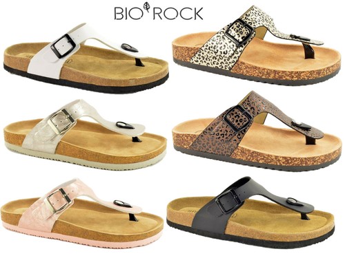 Ladies summer footbed sandals - ladies,