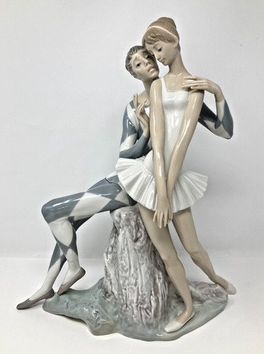 Lladro idyl harlequin and - harlequin,
