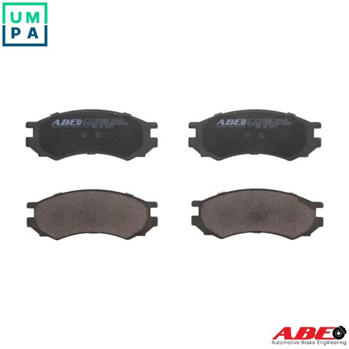 Brake pad set disc - pad,