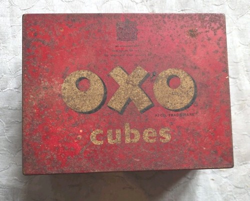 Vintage oxo tin - vintage,