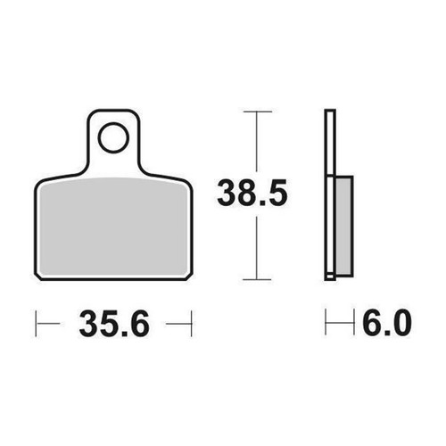 Pair brake pads 803hf 803 - pair,