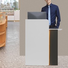 Modern front desk reception - modern,