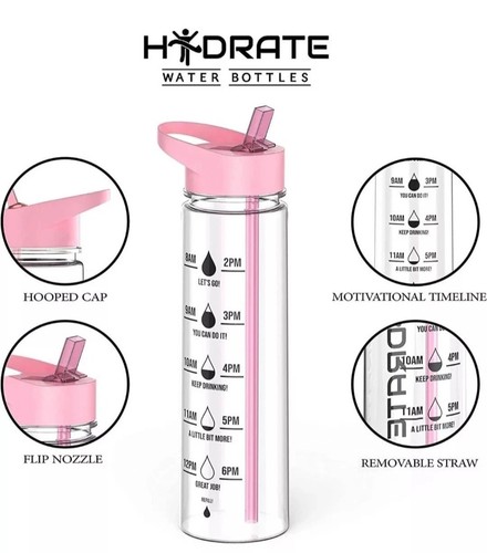 Hydrate 900ml water bottle - 900ml,