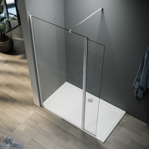 Walk shower enclosure and - in,
