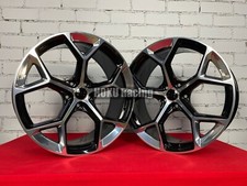 4X 19" RS6 C8 style Black Silver 5X112 alloy wheels for Audi A4 A5 A6 A7 Q5