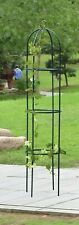 Decorative Obelisk Twin Pack | Garden Plant Support Climbing Frame Outdoor Decor