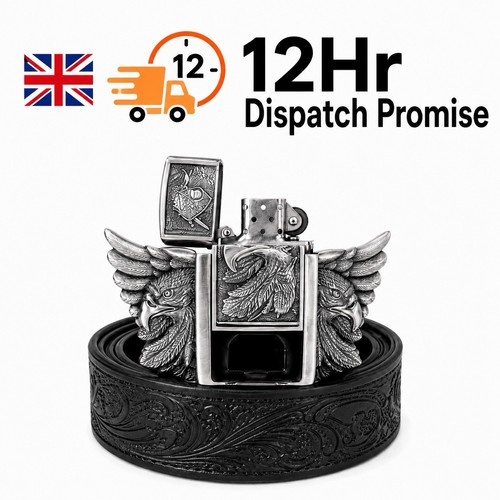 Vintage eagle lighter buckle - vintage,