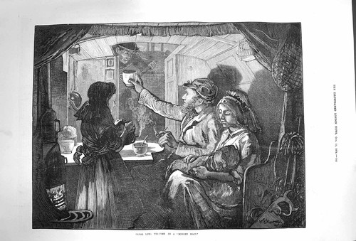 Original old antique - original, print