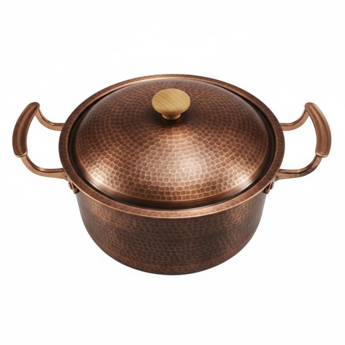 Handmade copper cooking pot - handmade,