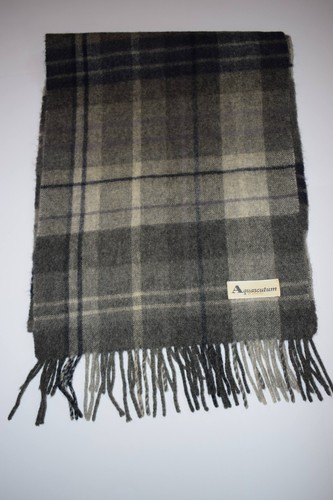 Aquascutum scarf wool grey - aquascutum,