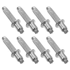  8 PCS Walking Stick Spike Hiking Pole Tips Replacement Spikes for Camping