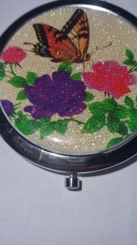 Vintage floral butterfly - vintage,