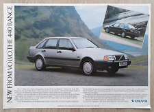 Volvo 440 Range Preview Brochure / Leaflet c.1990