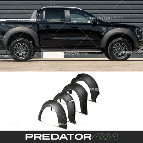Matte black wide wheel arches - black,