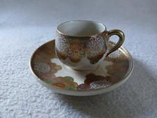 Japanese satsuma pottery tea