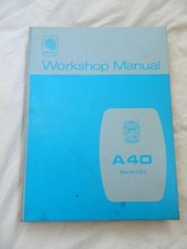 Genuine Factory AUSTIN A40 Mk1 & Mk2 WORKSHOP MANUAL 1968 AKD927H.Clean Example.